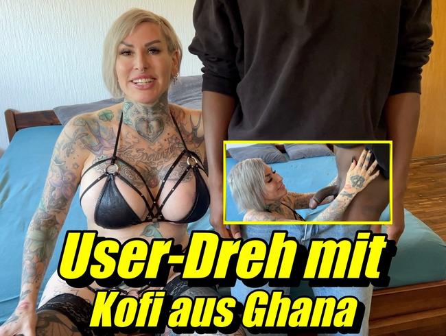 User Dreh mit Kofi aus Ghana