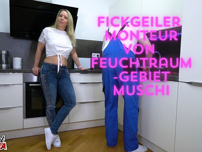 Fickgeiler Monteur von Feuchtraumgebiet Muschi